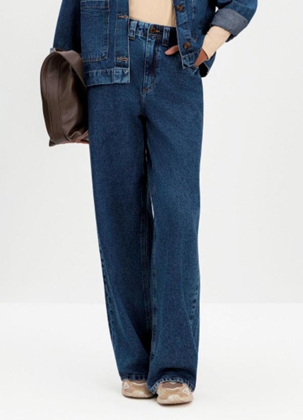 Calça Jeans Slim Feminina Azul