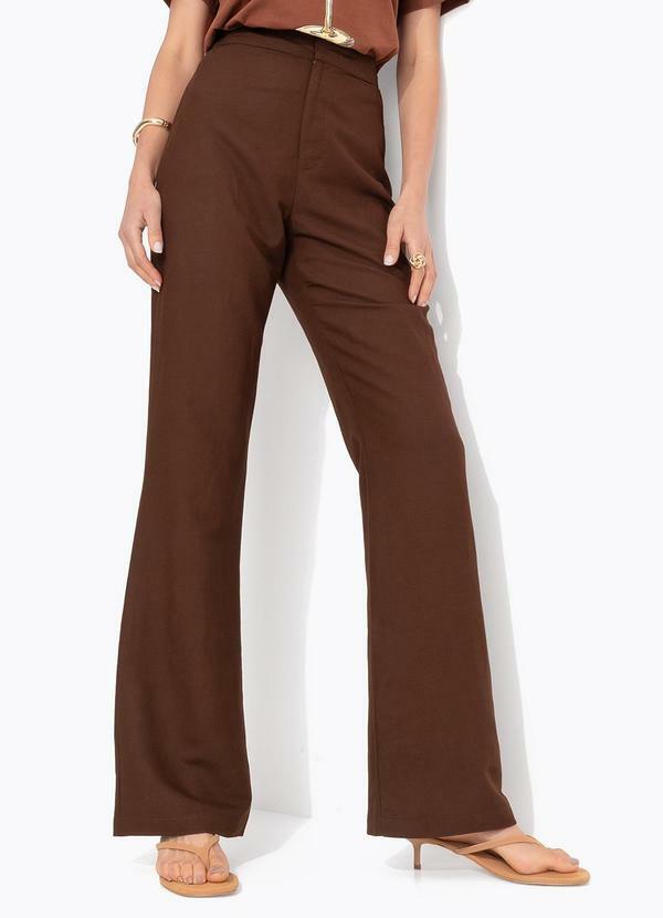 Calça Linho Marrom