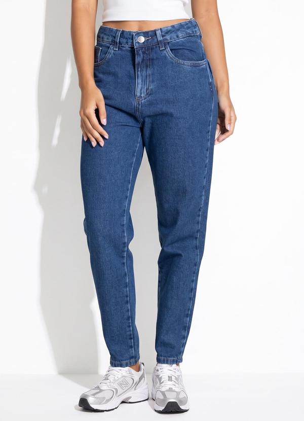 Calça Mom Jeans Azul