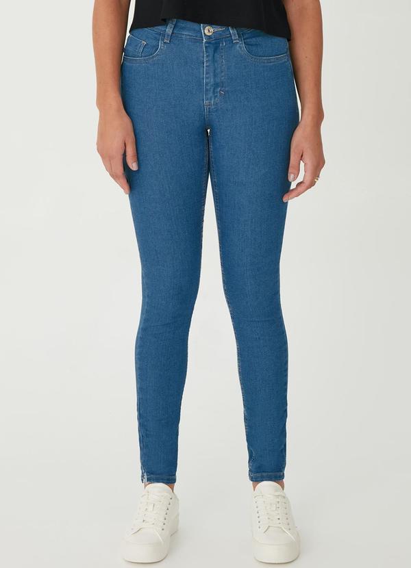 Calça Skinny Jeans Azul Claro