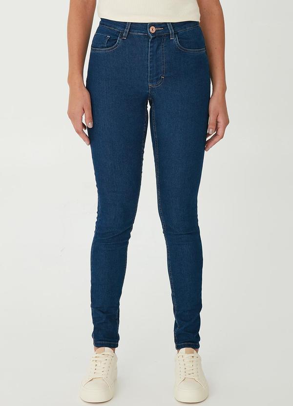 Vista 2 Calça Skinny Push Up Jeans Azul Malwee Malwee