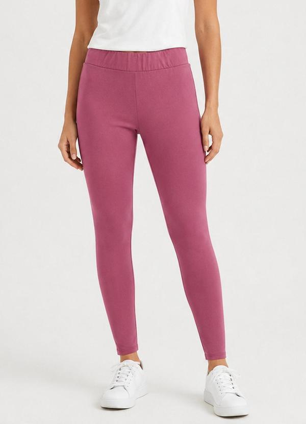 Legging Feminina em Suplex Peluciado Vermelho