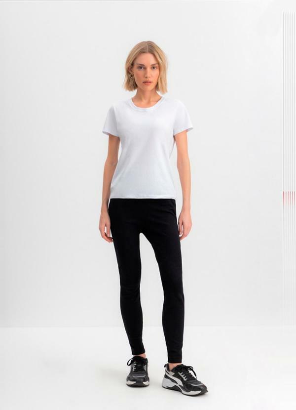 Calça Feminina em Cotton Preto