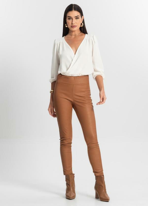 Calça Legging Feminina Marrom