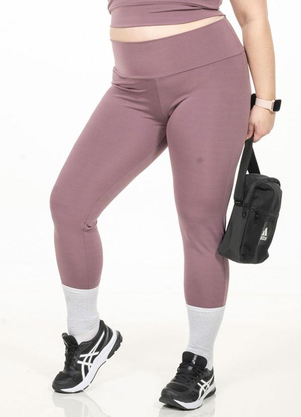 Legging Esportiva Plus Size Roxo