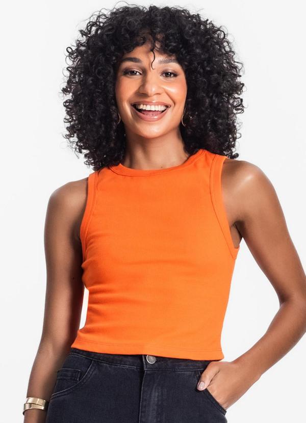 Blusa Ribana Feminina Laranja