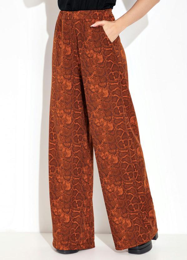 Calça Cobra Laranja com Bolsos Funcionais