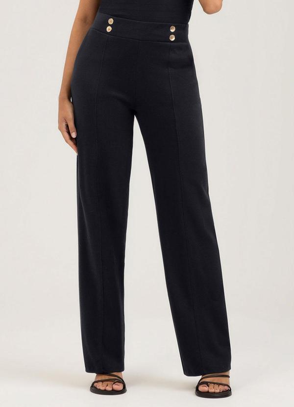 Calça em Algodão Preto