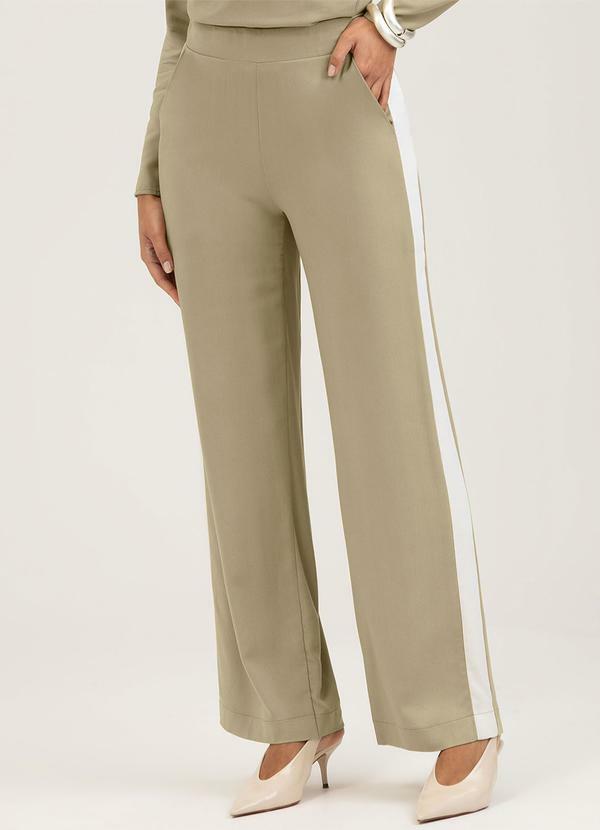 Calça em Viscose Marrom Claro