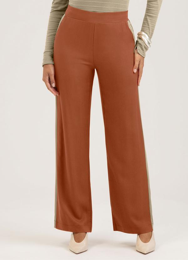Calça em Viscose Marrom