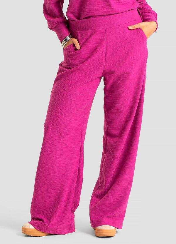Calça Feminina Malhão Maquinetado Roxo