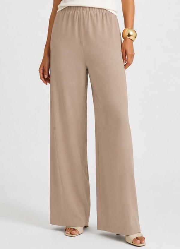 Calça Feminina Moletom Peluciado Marrom
