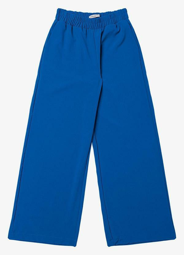 Calça Feminina Pantalona Azul