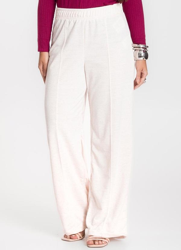 Calça Feminina Pantalona Bege