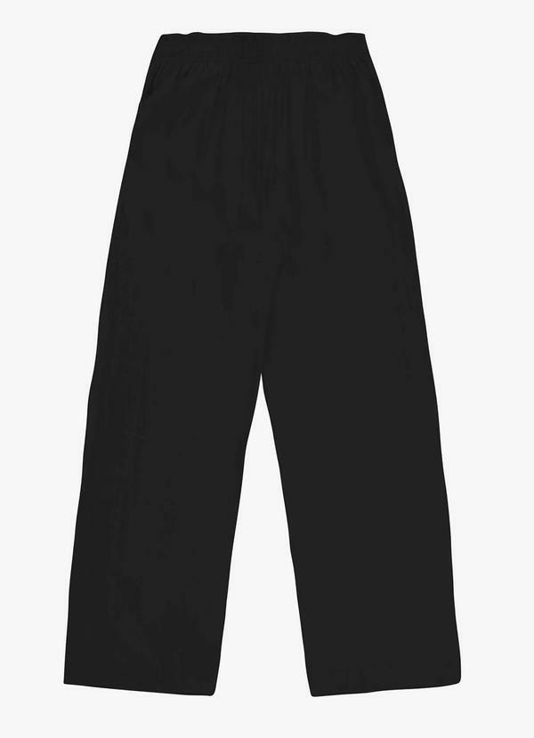 Calça Feminina Pantalona Tecido Viscose Preto