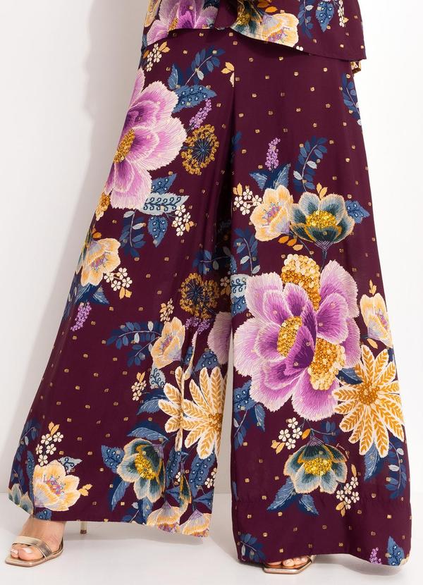 Calça Jardim Delicado Roxo