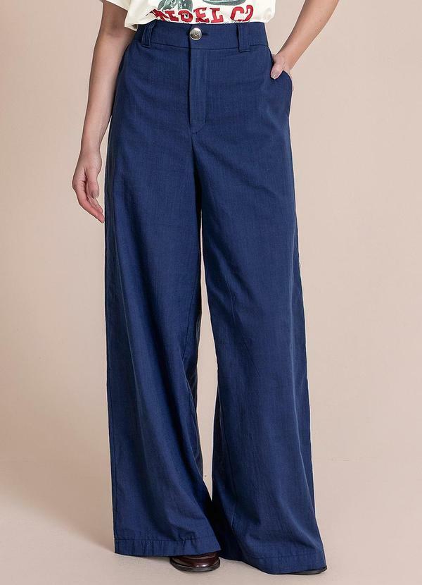 Calça Pantalona Azul