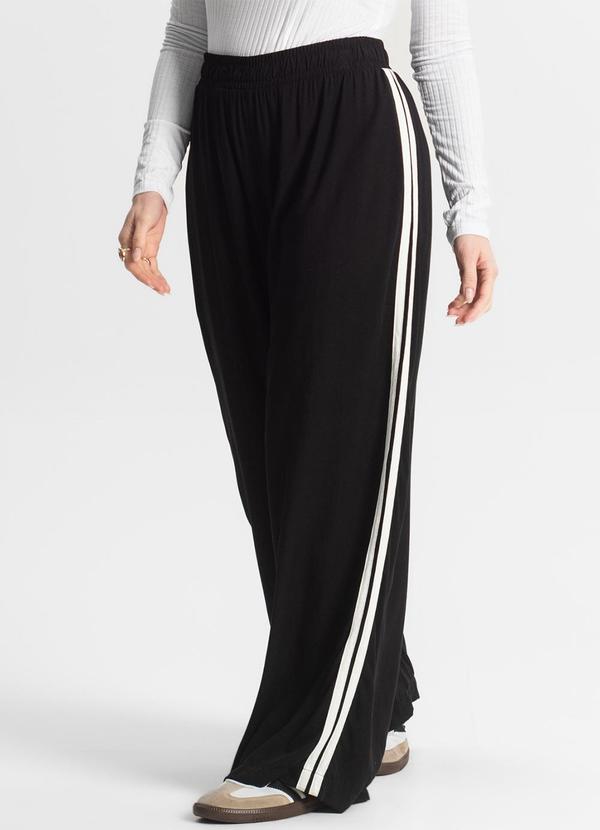 Calça Pantalona Feminina Preto