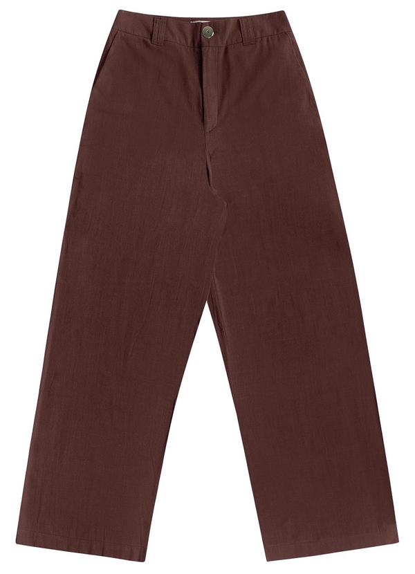 Calça Pantalona Marrom