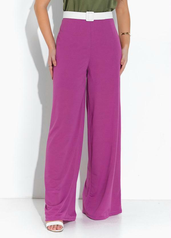 Calça Pantalona Roxo