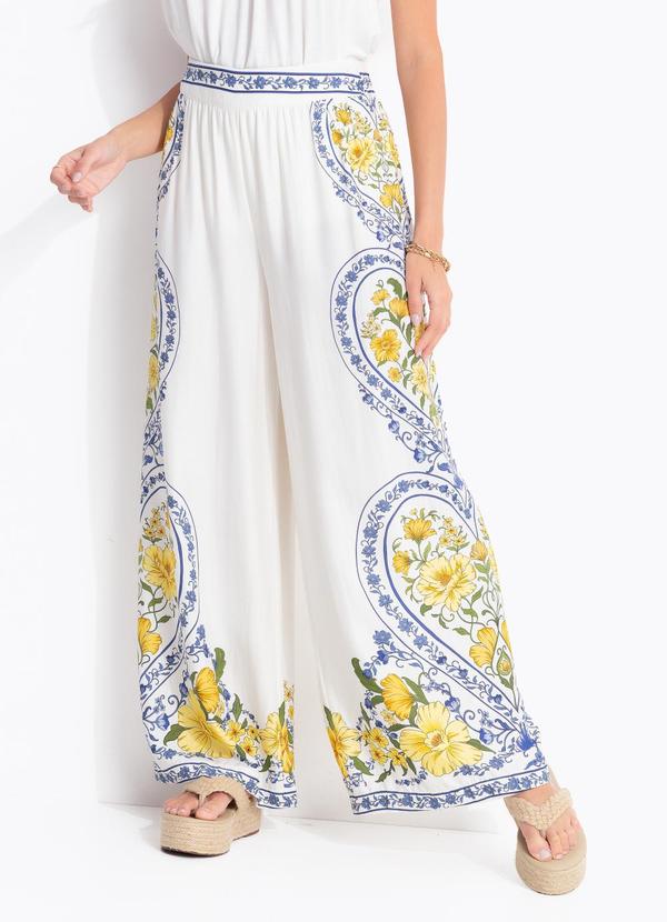 Calça Romance Boho Off White