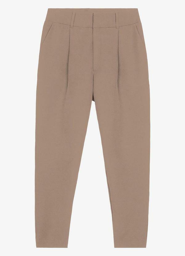 Calça Cenoura Alfaiataria Marrom