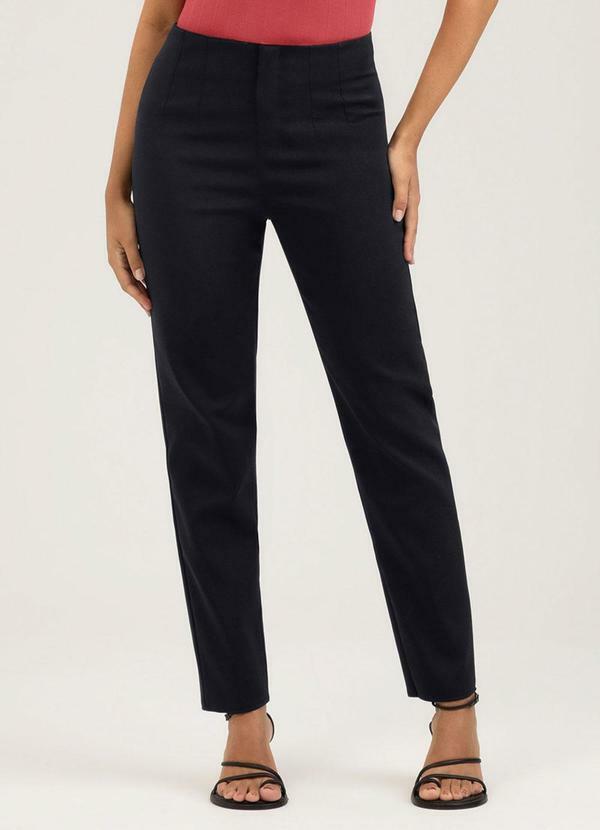 Calça em Tecido Bengaline Preto