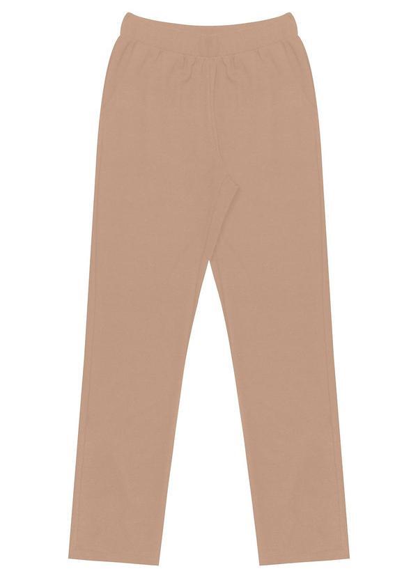 Calça Feminina em Molecotton de Viscose Marrom