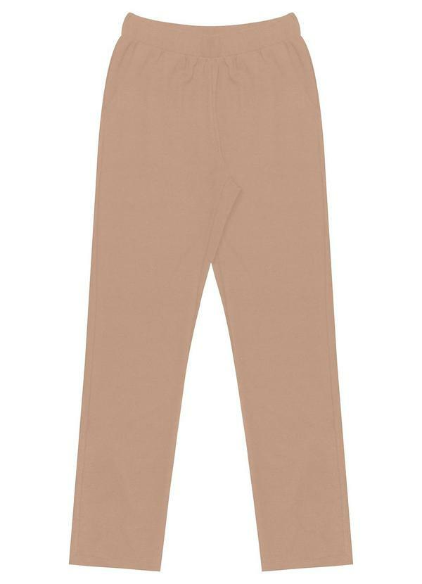 Calça Feminina em Molecotton de Viscose Marrom