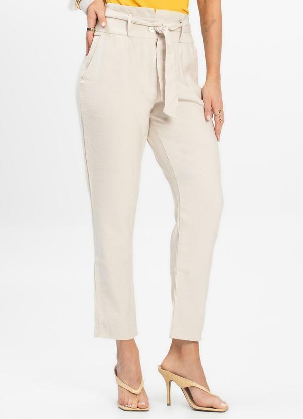 Calça Feminina Marrante Clochard Renaluci Bege