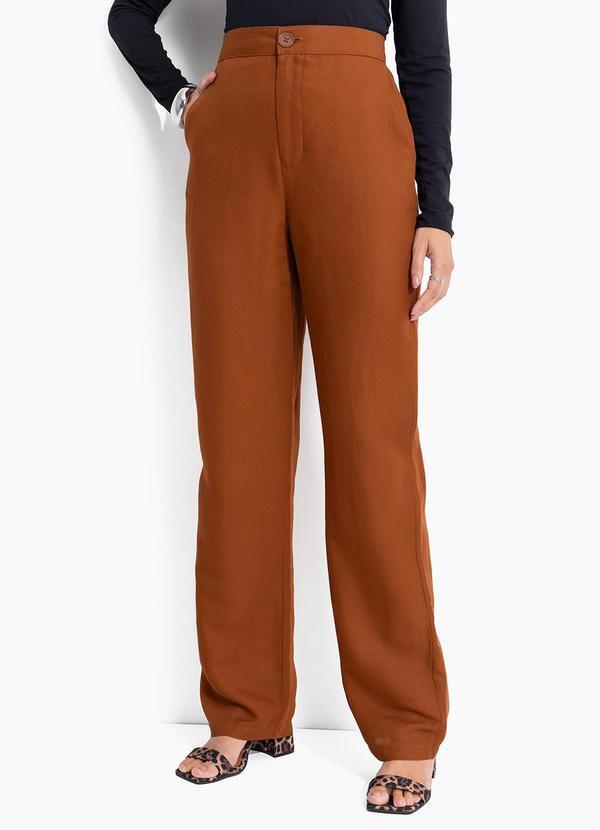 Calça Linho Marrom