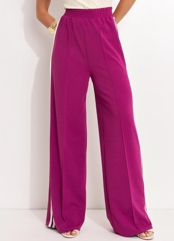 Calça Magenta em Malha Crepe