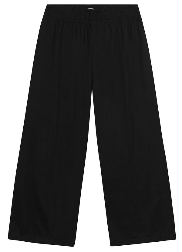 Calça Pantalona Plus Size Preto