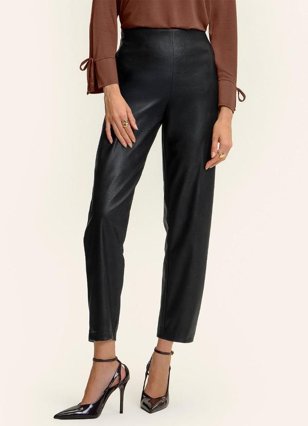 Calça Sintético Feminino Preto