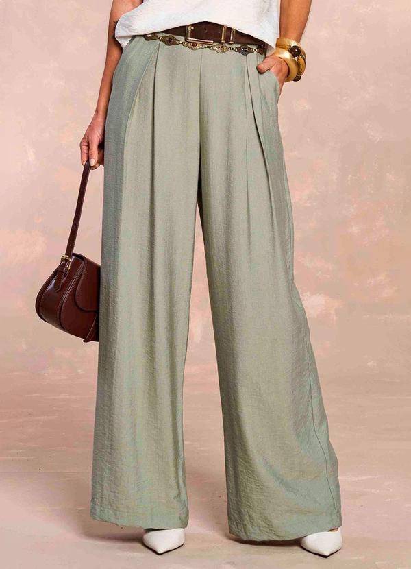 Calça Soft Garden em Viscoflow Verde