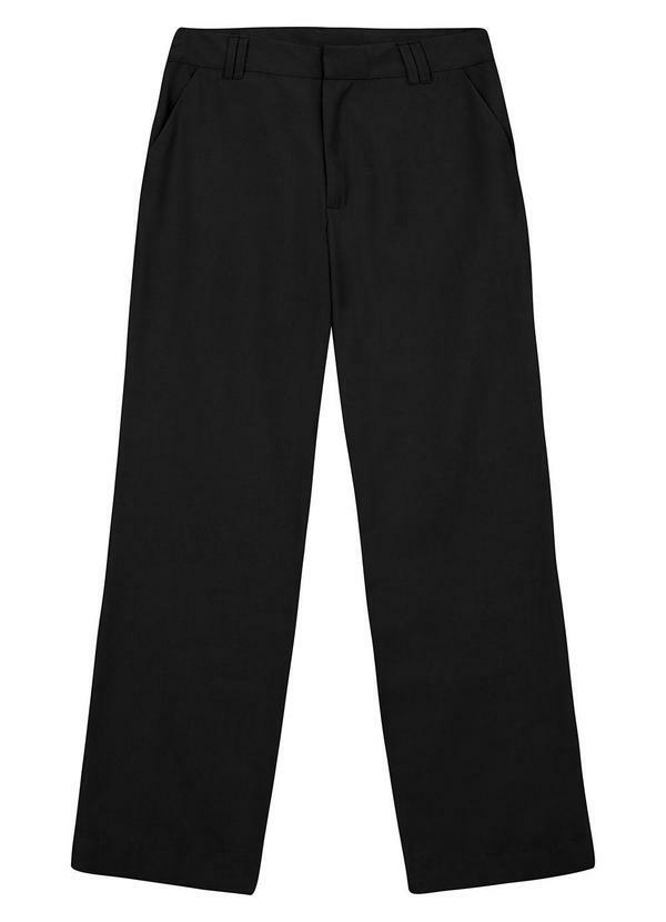 Calça Alfaiataria em Viscose Sarjada Preto