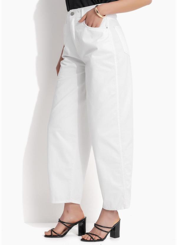Calça Sarja Joana Barril Off White