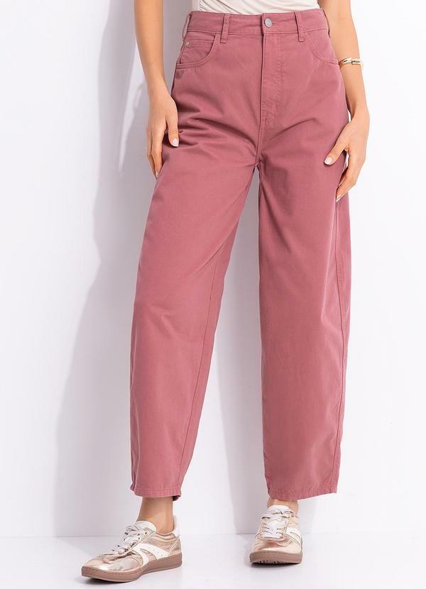 Calça Sarja Joana Barril Rosa
