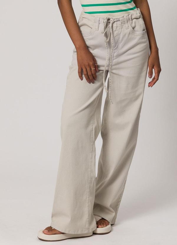 Calça Skater em Sarja Branco