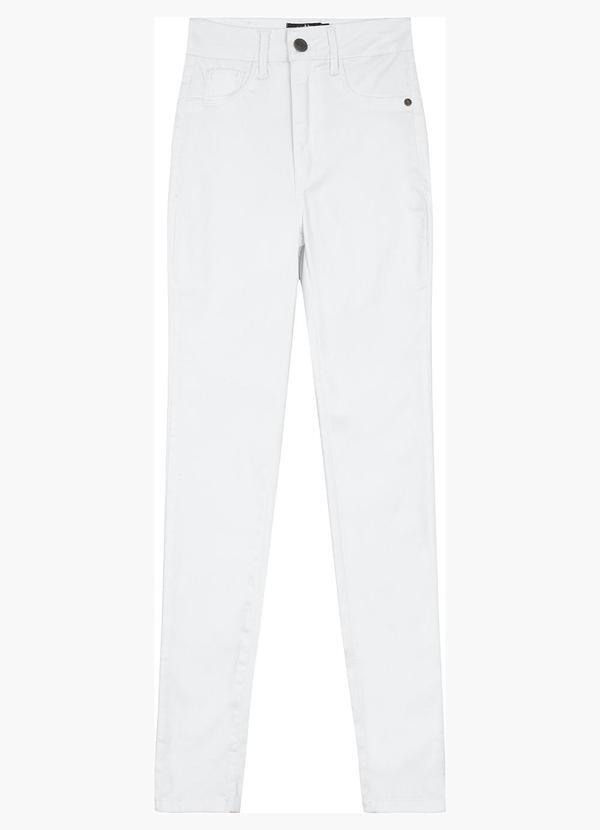 Calça Super Skinny em Sarja Branco