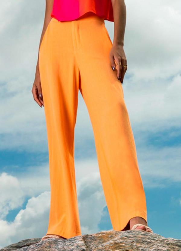 Calça Feminina Linho Strong Laranja