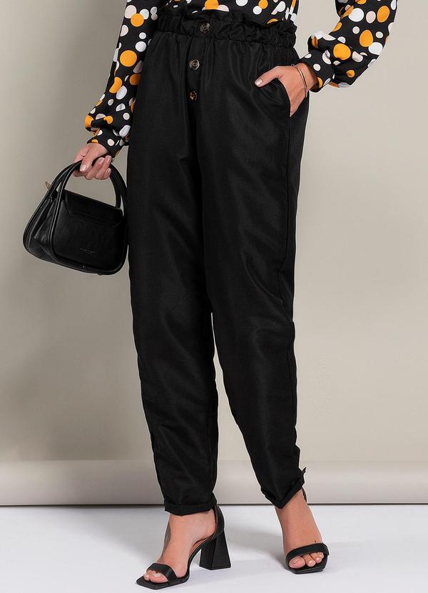 Calça Preto em Tactel