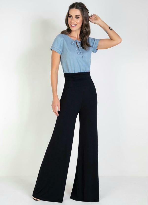 Calça Pantalona Preta