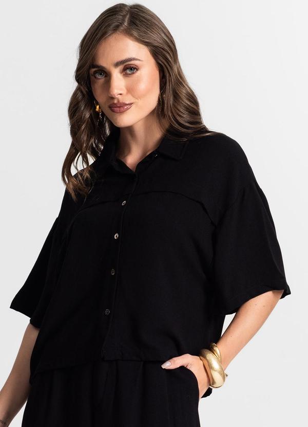 Vista 2 Camisa Feminina Preto Endless Endless