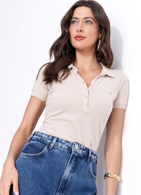 Polo Colcci Bege