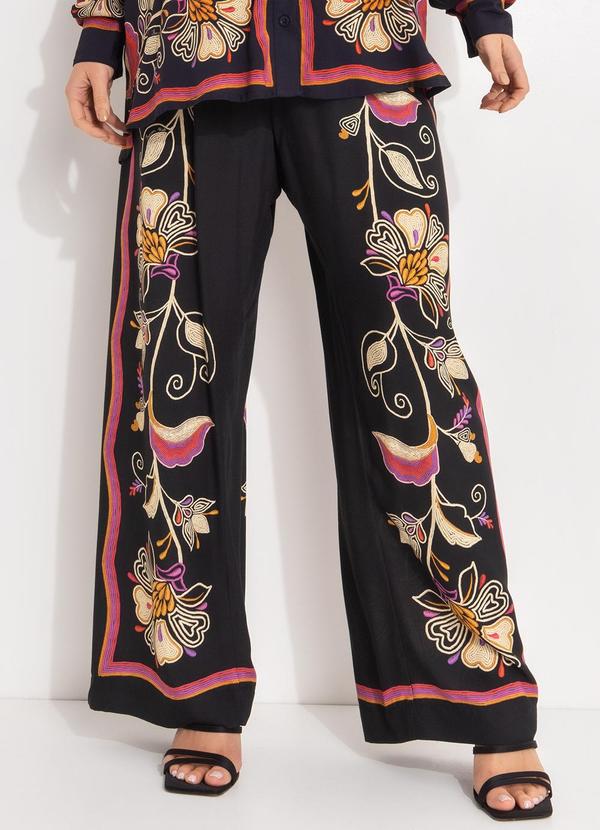 Calça Lenço Lia Preto