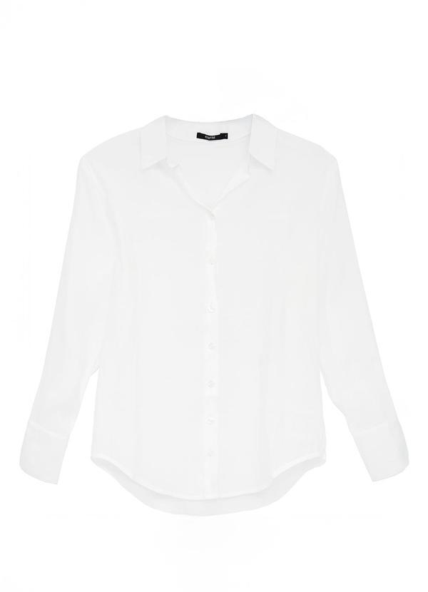 Camisa Femina Tradicional em Liocel Branco