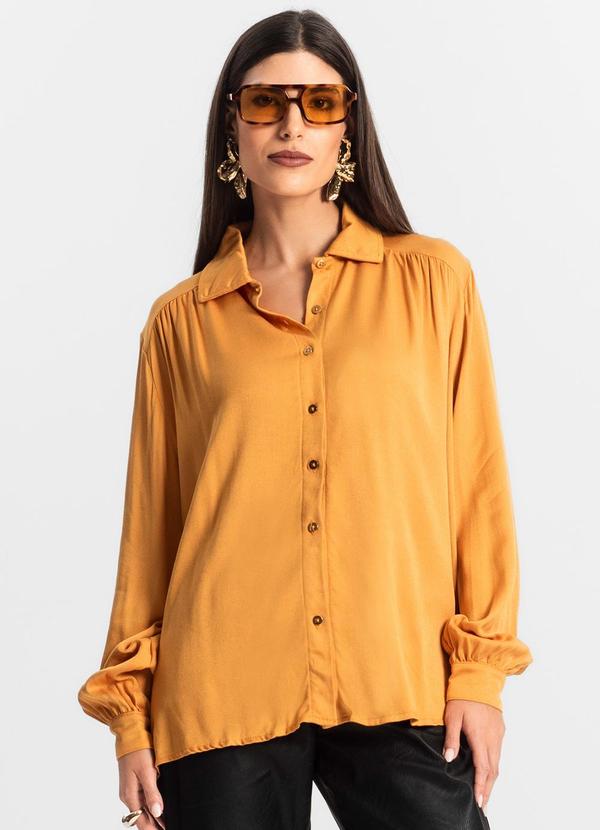 Vista 2 Camisa Feminina Manga Longa Marrom Endless Endless