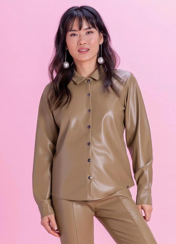 Camisa Feminina Marrom