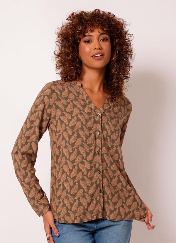 Camisa Feminina Viscose Verde